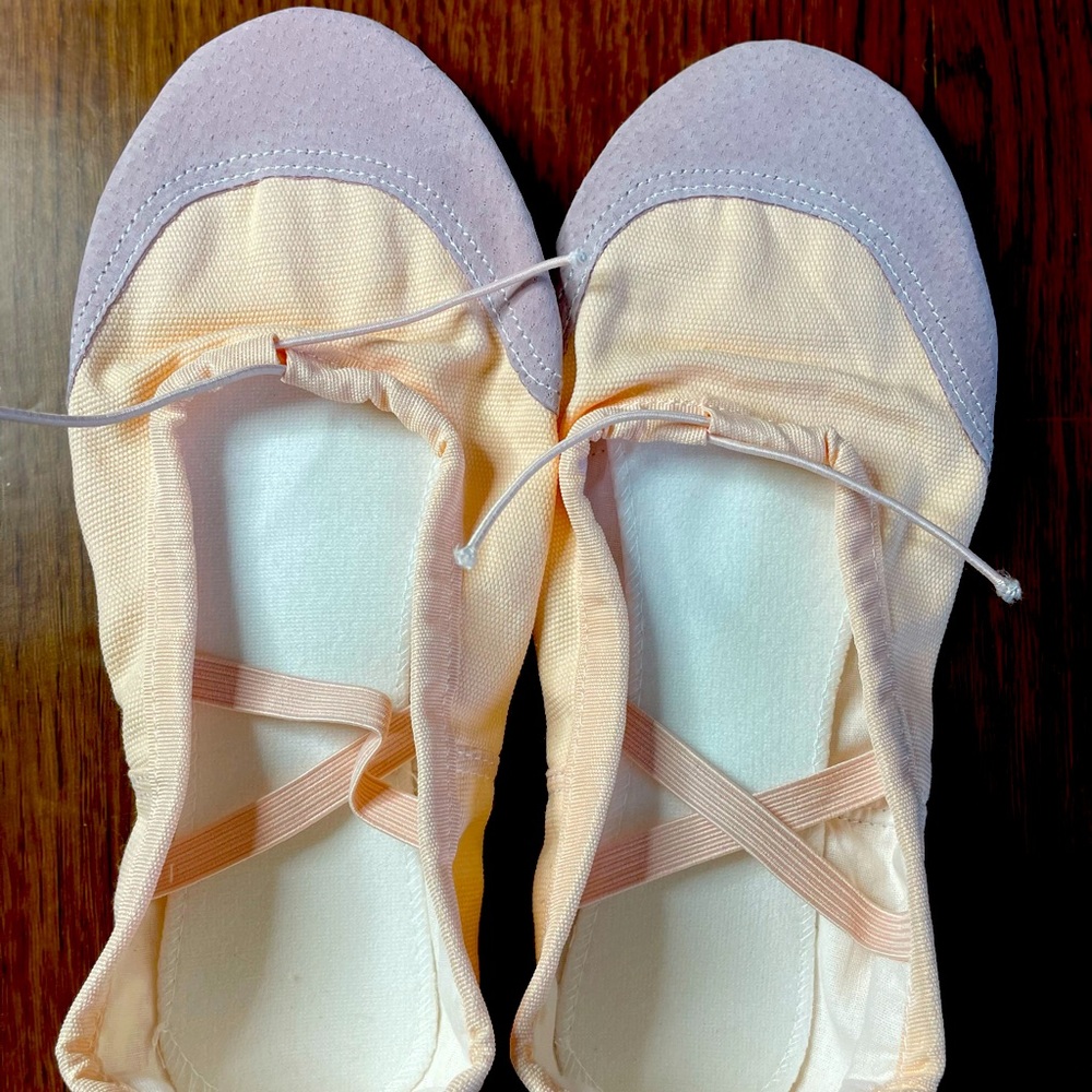Ballet Women Canvas Dance Flat Shoes (Never Worn)